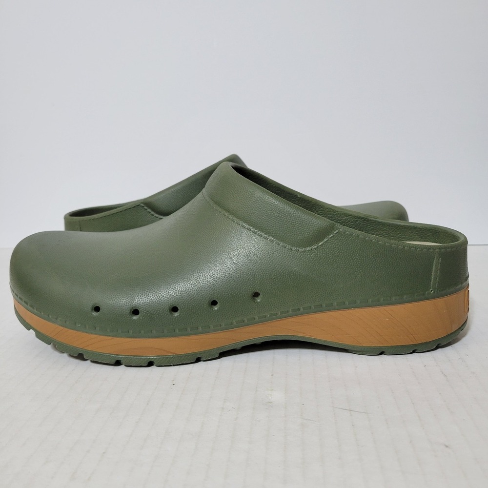 Dansko Kane Mens Molded EVA Clogs Slip-On Closed Toe Olive Green EU 47 13.5